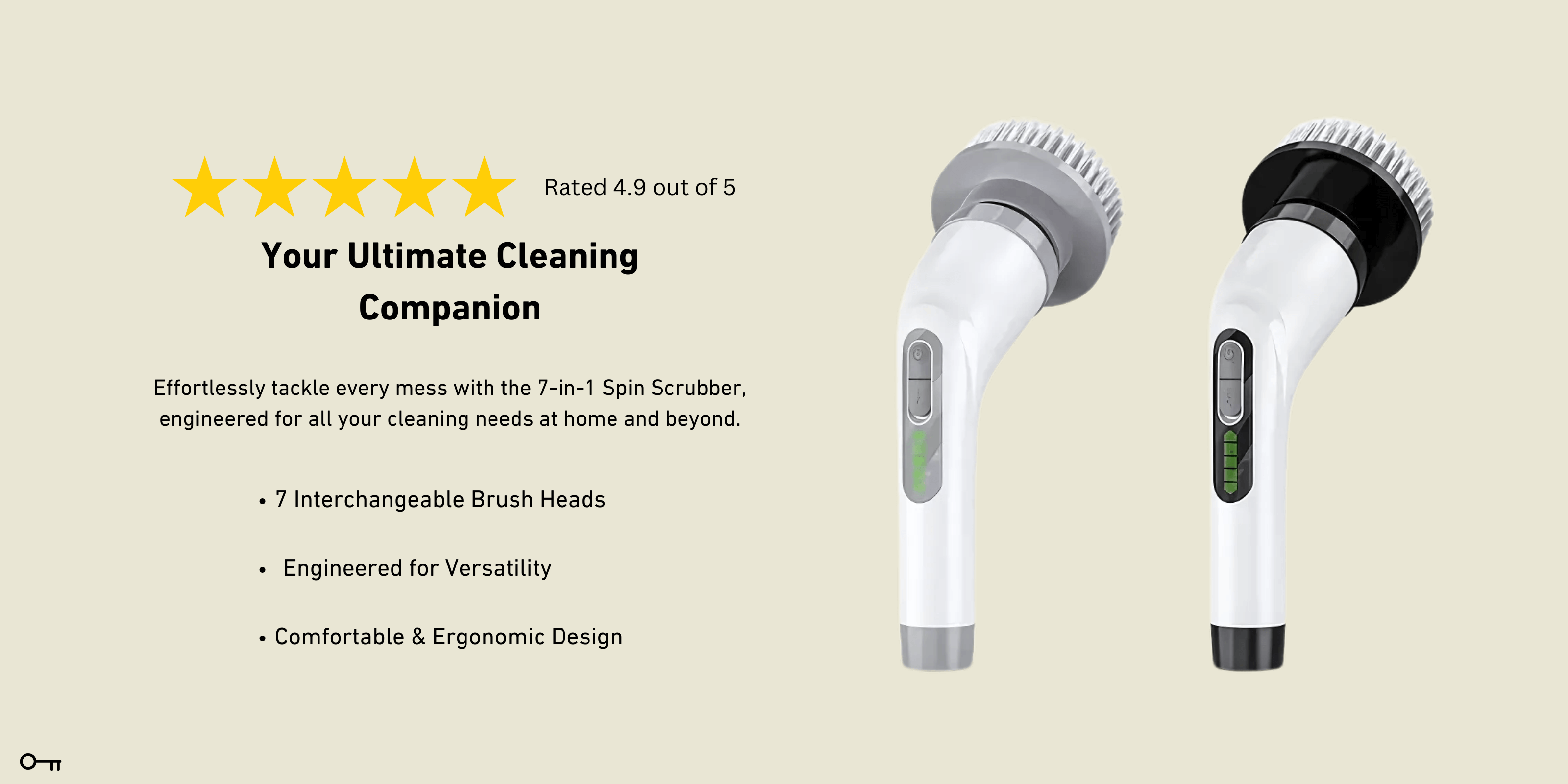 Benefits of 7-in-1 spin scrubber