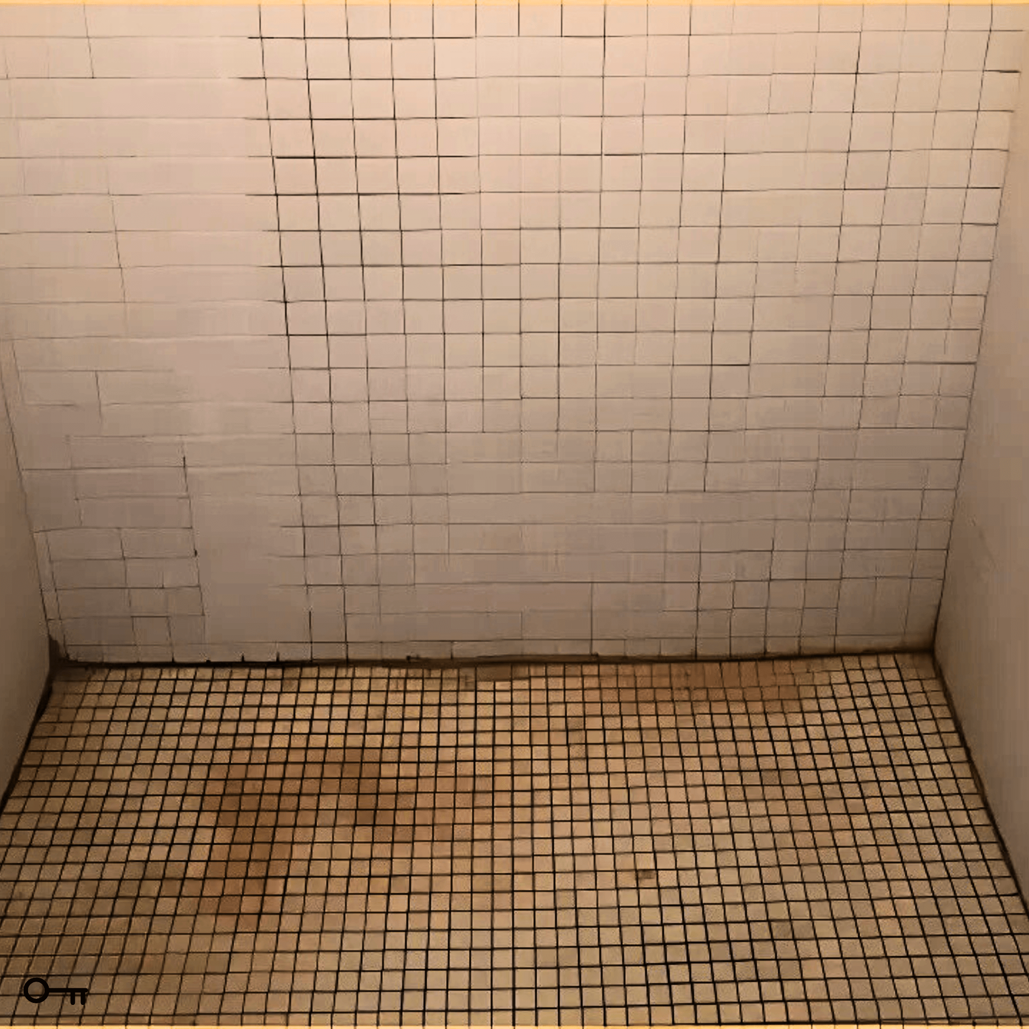 dirty shower befofe 7 in 1 spin scrubber 