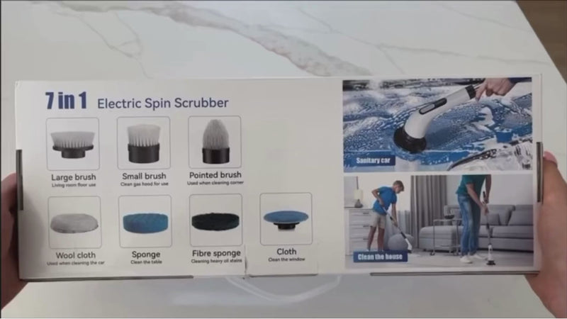 7 in 1 spin scrubber product demo