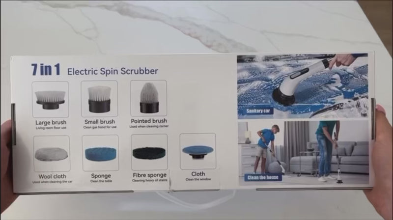 7 in 1 Electric Spin Scrubber